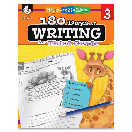 Shell Education 180 Days of Writing Book, Grade 3 51526